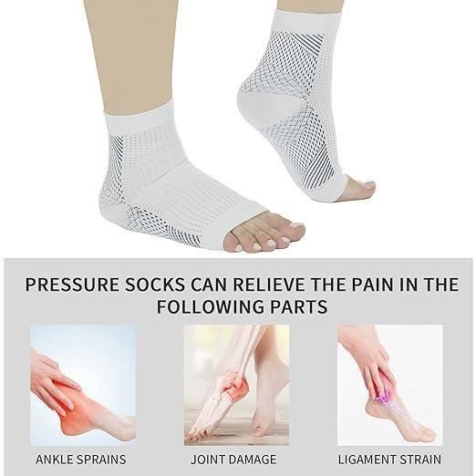 Ortho Neuro Compression Socks Foot Pain & Swelling Relief Outdoor Sport Ankle Plantar Arch Buy 1 Get 1 Free ( Pack Of 2 Pair )