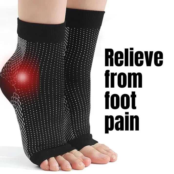 Ortho Neuro Compression Socks Foot Pain & Swelling Relief Outdoor Sport Ankle Plantar Arch Buy 1 Get 1 Free ( Pack Of 2 Pair )
